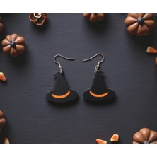 Kanem3D Cadı Şapkası Küpe