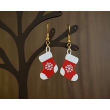 Kanem3D Yılbaşı Çorap Küpeler