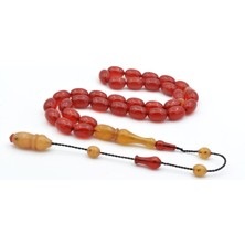 Murty99 Sabri Güler Yapımı Imamesi Tıraşlı Osmanlı Model Sıkma Kehribar Tesbih