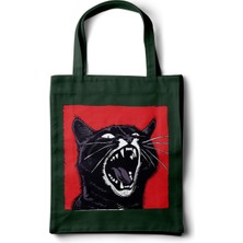 INKD Gabardin Bez Çanta – Angry Cat Tasarım - 35X40
