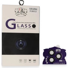 iPhone 14 Pro Max Bilvis Titan Kamera Lens - Derin Mor