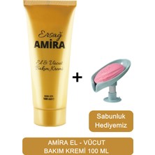 Ersağ Amira El & Vücut Bakım Kremi 100 ml + (Sabunluk Hediyemiz) 271-03
