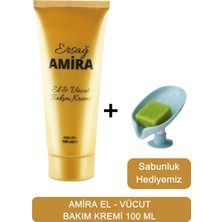 Ersağ Amira El & Vücut Bakım Kremi 100 ml + (Sabunluk Hediyemiz) 271-01