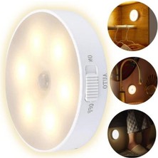 Go İthalat Hareket Sensörü Dolap Altı Aydınlatması USB Şarj Edilebilir LED (5314)