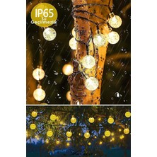 Sonx 10 Metre 50 Top Güneş Enerjili Solar LED Işık Dekoratif Rgb Yılbaşı Bahçe Balkon ve Teras