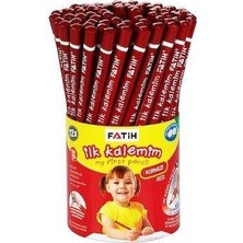 Fatih Kalem Fatih Kurşun Kalem Jumbo Üçgen Ilk Kalemim Kırmızı 72'li Paket