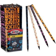 Fatih Kalem Fatih Kurşun Kalem Patı Siyah Lata 72'li Paket