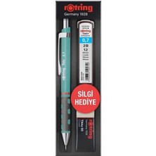 Rotring Tikky Versatil Deniz Mavi Kalem 0.7+Min+Silgi Hediye