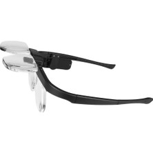 Şarjlı Gözlük Tip Büyüteç Mercek Lup Lensleriyle Taşıma Çantalı 11642DC