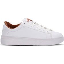 Slazenger Flash In Erkek  Beyaz / Taba Günlük Spor Ayakkabısı