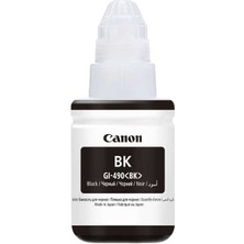 Canon GI-490-0663C001 Siyah Orijinal Mürekkep Kutusuz