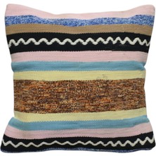 Kilim Antik El Dokuma Dekoratif Kilim Kırlent Yastık Kılıfı 0929 - Yeni - Çok Renkli