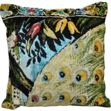 Kilim Antik Kadife Dokuma Dekoratif Kilim Kırlent Yastık Kılıfı 0921 - Yeni - Çok Renkli