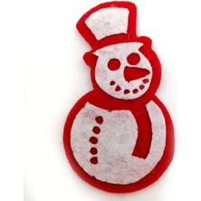 Empressco 6 Adet Renkli Keçe Kardanadam Süsü, Yılbaşı ve Yeni Yıl Dekorasyonu