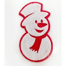 Empressco 6 Adet Renkli Keçe Kardanadam Süsleri, Yılbaşı ve Yeniyıl Dekorasyonu