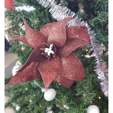 Empressco Bordo Yılbaşı Ağacı Çiçeği, Doğa ve Şıklık Dolu Özel Tasarım Ürün