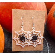 Kanem3D Ağ Üzerinde Örümcek Küpeler