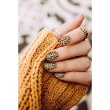 Artikel Leopar -2 Tırnak Dövmesi, Tırnak Tattoo, Nail Art, Tırnak Sticker