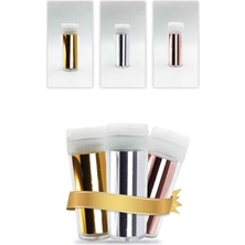 Artikel Gold,gümüş,rose Gold 3'lü Set,transfer Tırnak Dövmesi ART-578