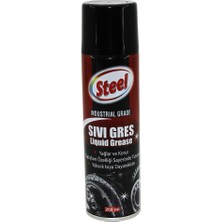 Steel ST-1304 Sıvı Gres Sprey 200ML Yağlar - Korur - Isıya Dayanıklı (4940)