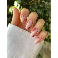 Artikel Rose Gold , Fuşya 2'li Set,Transfer Tırnak Dövmesi ART-589