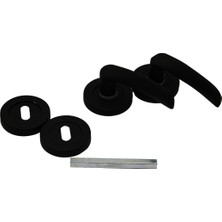 Çelikel Eriş-10 Amerikan Oda Kapı Kolu Siyah (4940)