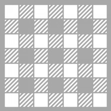 Artikel Pötikare Desen Stencil Tasarımı 30 x 30 cm