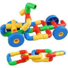 ForWhat Büro Ev Ofis Çocuk Hediyesi Için 72PARÇA Tako Boru Oyunu