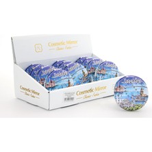 SanalAMCA Store Taşlı Istanbul Tasarımı El Aynası Kalın 9