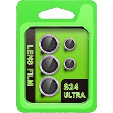 OMR02 Samsung Galaxy S24 Ultra Raze Metal Kamera Lens - Mor