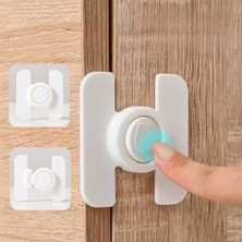 SanalAMCA Store Sunup SN-28751 Düğmeli Tip Dolap ve Çekmece Çocuk Güvenlik Kilidi