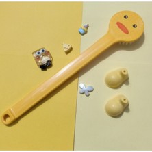 ForWhat Büro Ev Ofis Duş Keyfi Için Ördek Figür Yumuşak Uçlu Vücut Kese Fırçası