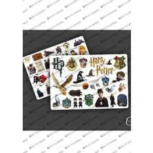 One Little Happiness Harry Potter Sticker 2-5cm Arası 2 Sayfa 54 Adet Etiket