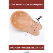 Letsii Kendinden Yapışkanlı Göğüs Dikleştirici L Beden Hayalet Sütyen