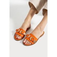 Shoegar Sene Turuncu Cilt Terlik