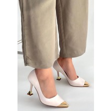 MGN Artem Bej Rugan Topuklu Ayakkabı