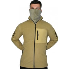 Mysia Outdoor Bej Soft Shell Taktik Polar Mont Avcı 7 Cep