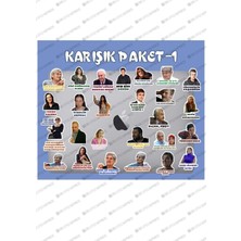 One Little Happiness Karışık Mix Laptop Notebook Telefon Kılıfı Sticker Seti