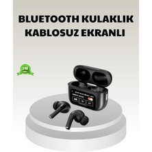 Butik Bluetooth 5.3 Anc Kablosuz Kulaklık – Dokunmatik Kontrol Dijital Ekran ve Uzun Pil Ömrü