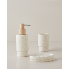 English Home Judie 3’lü Set Banyo Seti 19 cm Bej