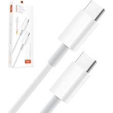 SanalAMCA Store Powerway PD60 Type-C To Type-C 60W 1 Metre Hızlı Şarj ve Data Kablosu