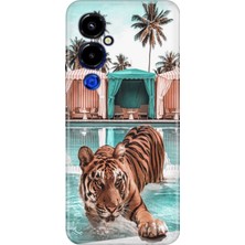 Senada Tecno Pova 4 Pro Kılıf Desenli Baskılı Tpu Rubber Kapak Hangover