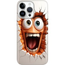 Senada iPhone 15 Pro Max Kılıf Desenli Baskılı Tpu Rubber Kapak Funny