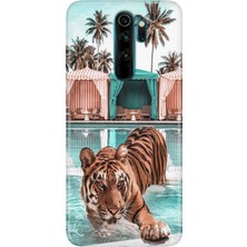 Senada Xiaomi Redmi Note 8 Pro Kılıf Desenli Baskılı Tpu Rubber Kapak Hangover.