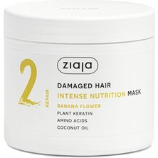ziaja Muz Çiçeği Özlü Yıpranmış Saçlar Için Yoğun Besleyici Saç Maskesi 200 ml