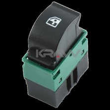 Universal Cam Kaldırma Anahtarı Fıat Doblo Iı - Idea 03-12 Sol Iç Siyah