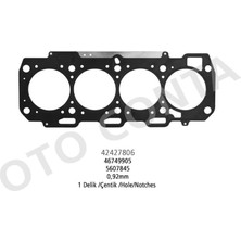 Universal Sılındır Kapak Contası (1delık Cok Katlı Çelık 0.92MM) Astra Vectra Doblo 1.9jtd 182 B9.000 - 186 A6.000-Z19DT-Z19DTL