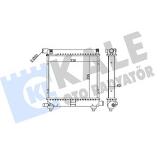 Kale Motor Su Radyatoru Mercedes W201 W124 S124 Klımasız / Manuel Sanzıman