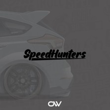 Okyay Works Speed Hunters - Araba-Motosiklet Etiket Sticker