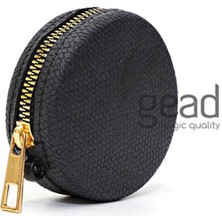 Gead Çok Amaçlı Mini Çanta Siyah Polipropilen Piton Desenli Business Koleksiyonu